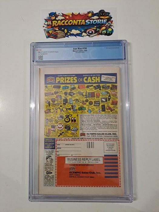 Iron Man 150 - Iron Man - 1 Graded comic - 1981/1981 - CGC 5, Boeken, Strips | Comics
