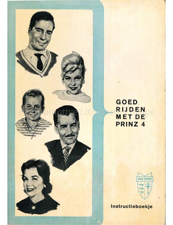 1961 NSU PRINZ 4 INSTRUCTIEBOEKJE NEDERLANDS, Autos : Divers, Modes d'emploi & Notices d'utilisation