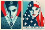 Shepard Fairey (OBEY) (1970) - Justice Woman (Red) + We the
