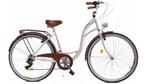 Meisjesfiets - 26 inch - met 7 versnellingen - wit bruin, Fietsen en Brommers, Fietsen | Kinderfietsjes, Ophalen of Verzenden