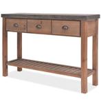 vidaXL Table console Bois massif de sapin 122 x 35 x 80, Verzenden