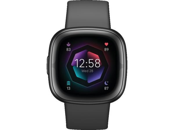 Veiling - Fitbit Sense 2 - Smartwatch heren en dames, Handtassen en Accessoires, Sporthorloges, Gebruikt
