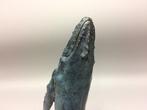 sculptuur, Jumping Whale - 23 cm - Brons