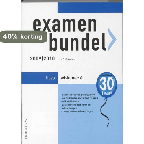 Examenbundel / 2009/2010 Havo Wiskunde A 9789006075434, Boeken, Schoolboeken, Gelezen, Verzenden