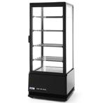 Koelvitrine | 98L | Zwart | +2°C/+6°C | 5 Niveaus |, Zakelijke goederen, Verzenden, Nieuw in verpakking