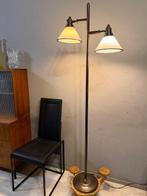 Lampadaire - Laiton - Lampadaire double unique
