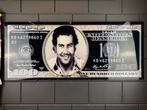 Mike Blackarts - Pablo Escobar dollar plexiglass artwork