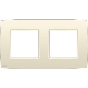 Niko - plaque de recouvrement (71mm) 2 fois horizontale,, Doe-het-zelf en Bouw, Overige Doe-Het-Zelf en Bouw