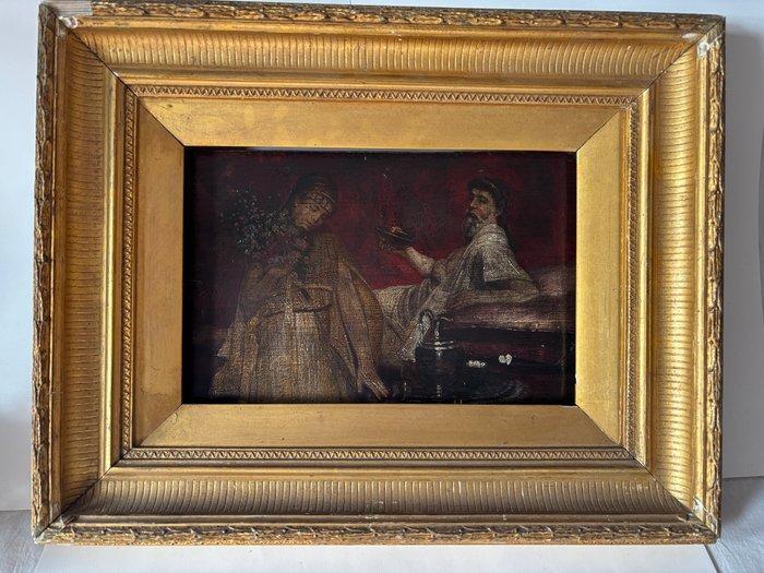 Nederlandse school (XIX) - Scena di interno, Antiek en Kunst, Kunst | Schilderijen | Klassiek