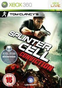 Xbox 360 : Tom Clancys Splinter Cell: Conviction (X, Consoles de jeu & Jeux vidéo, Jeux | Xbox 360, Envoi