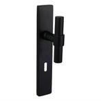Lavuzo deurkruk Pesaro zwart met rechthoekig schild SL72, Doe-het-zelf en Bouw, Nieuw, Ophalen of Verzenden