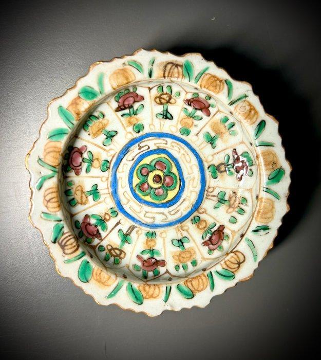 3 antieke Chinese Bencharong Lai Nam Thong stemplaten,, Antiek en Kunst, Antiek | Overige Antiek