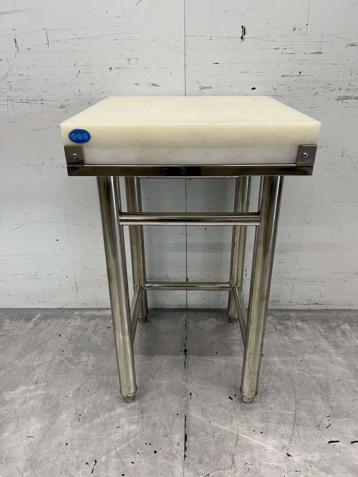 RVS GGG Polyethylene PE Hakblok 50 x 50 cm Horeca Slagerij, Zakelijke goederen, Horeca | Meubilair en Inrichting, Ophalen of Verzenden