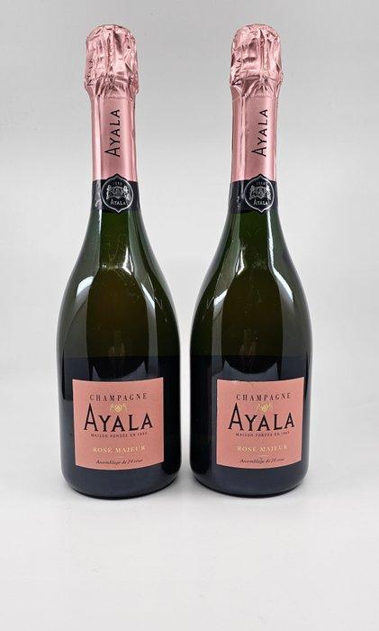 Ayala, Rose Majeur - Champagne Rosé - 2 Fles (0,75 liter), Verzamelen, Wijnen