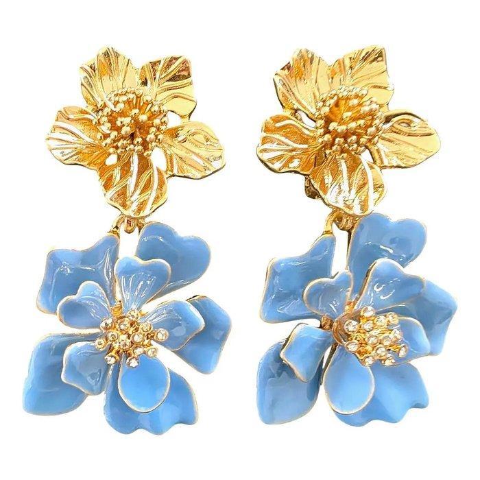 Oscar De La Renta - Verguld - Oorbellen - Bloemrijke Lente, Huis en Inrichting, Overige Huis en Inrichting