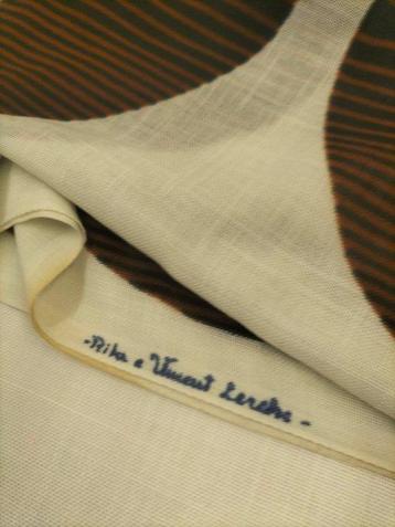 Magnifica canapa grezza anni 70 - made in Sweden - Tissu