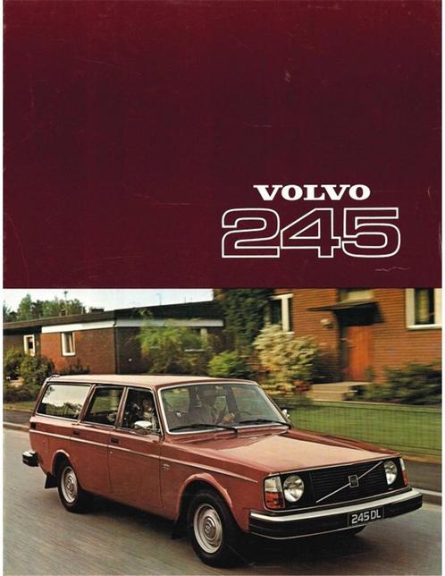 1977 VOLVO 245 BROCHURE NEDERLANDS, Boeken, Auto's | Folders en Tijdschriften