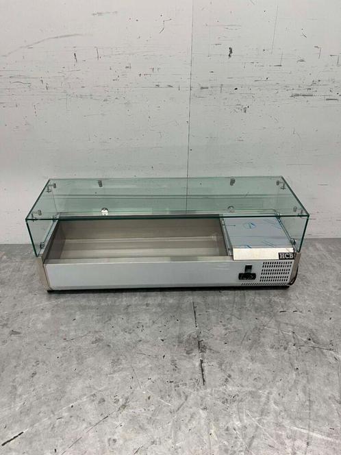 RVS HCB Opzetvitrine Opzet koelvitrine saladière 3 x 1/3 en, Zakelijke goederen, Horeca | Keukenapparatuur, Ophalen of Verzenden