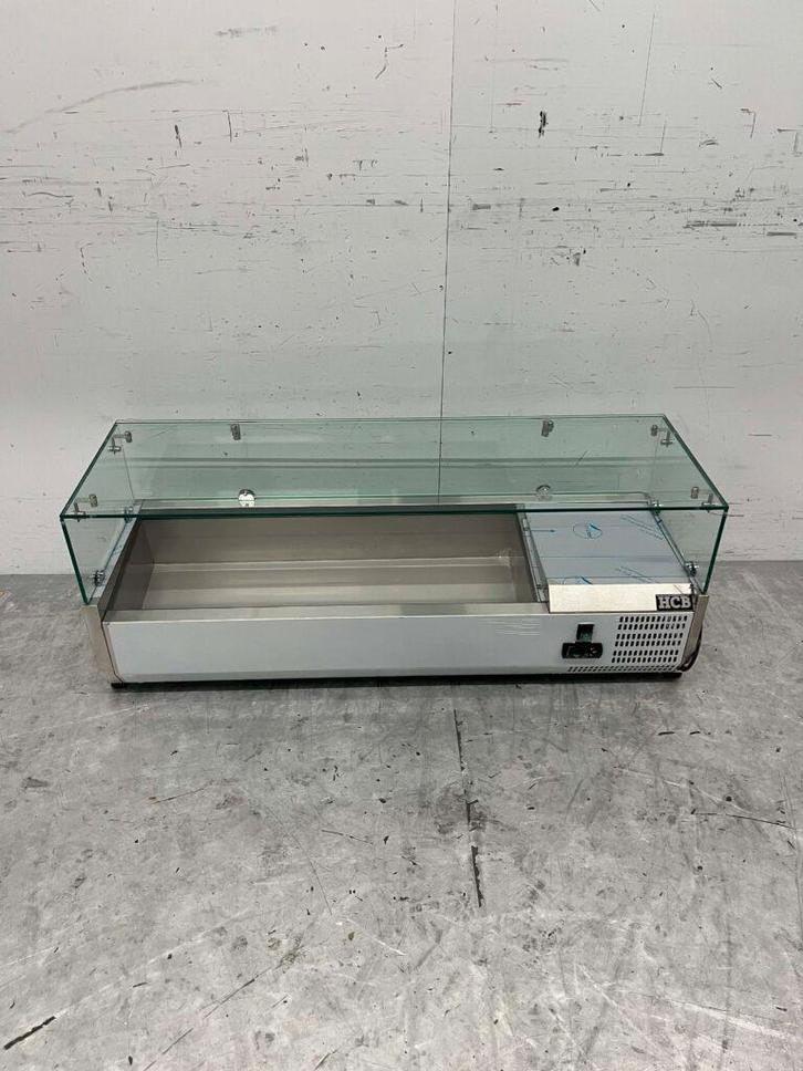 RVS HCB Opzetvitrine Opzet koelvitrine saladière 3 x 1/3 en, Zakelijke goederen, Horeca | Keukenapparatuur, Ophalen of Verzenden