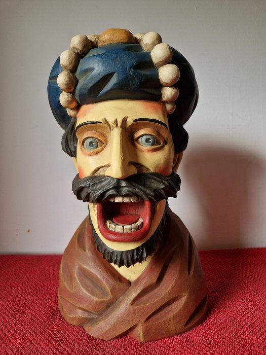 sculptuur, GIGA GAPER, DYNN ADRO , Handgeschilderd - 31 cm -, Antiek en Kunst, Curiosa en Brocante