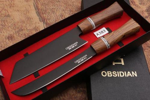 Obsidian - Keukenmes - Kitchen knife set -  Introductie van, Antiek en Kunst, Antiek | Keukengerei