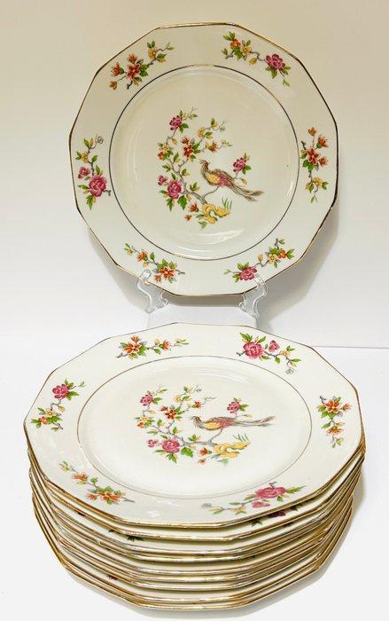 Limoges, attribue a Lanternier - Hand-decorated floral, Antiek en Kunst, Antiek | Meubels | Tafels