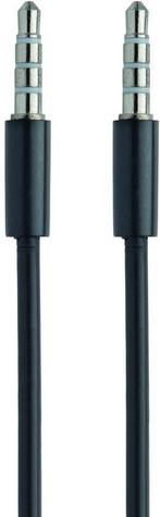1 meter Jack Aux kabel kleur zwart voor iPhone, iPad, iPod,, Verzenden