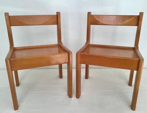 Kinderstoel - Hout - Twee stoelen, Antiek en Kunst, Curiosa en Brocante