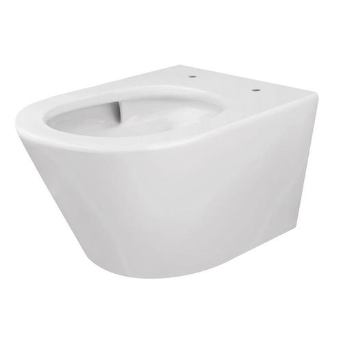 Wandcloset Wiesbaden Vesta Rimless Tornado Flush Glans Wit, Doe-het-zelf en Bouw, Sanitair, Overige typen, Nieuw, Ophalen of Verzenden