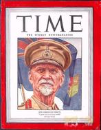 Cover Time Magazine1944 met Jan Christian Smuts, Verzamelen, Militaria | Tweede Wereldoorlog, Verzenden, Foto of Poster