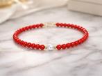 Sans prix de réserve - Bracelet - 18 carats Or jaune Corail, Bijoux, Sacs & Beauté, Bijoux anciens