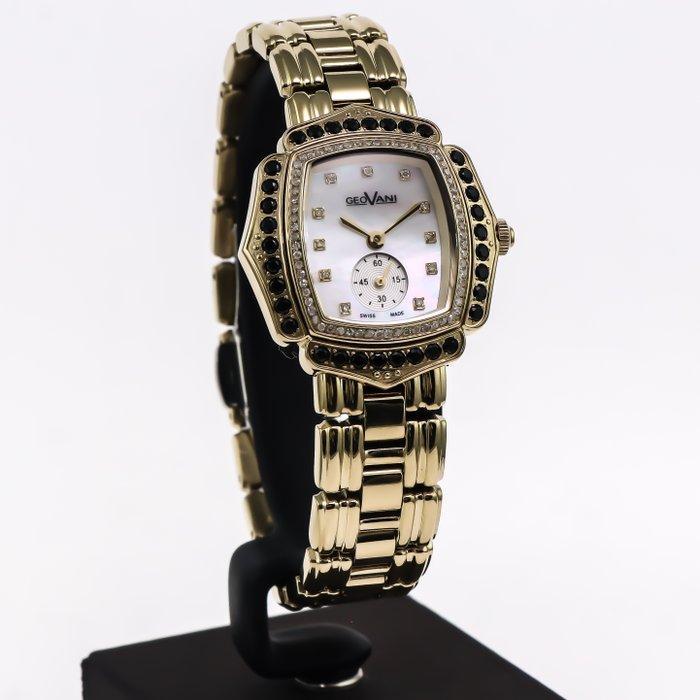 Geovani - Diamond Swiss Watch - GOL593-GG-D-7 - Zonder, Handtassen en Accessoires, Horloges | Heren