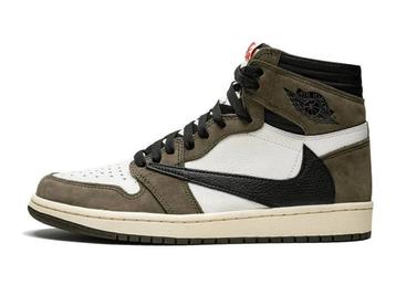 Air Jordan 1 Retro High OG Travis Scott Mocha - Maat 42.5 EU, Ophalen of Verzenden