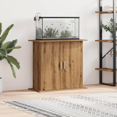 vidaXL Aquariumstandaard 81x36x73cm bewerkt hout artisanaal, Dieren en Toebehoren, Vissen | Aquaria en Toebehoren, Nieuw, Verzenden