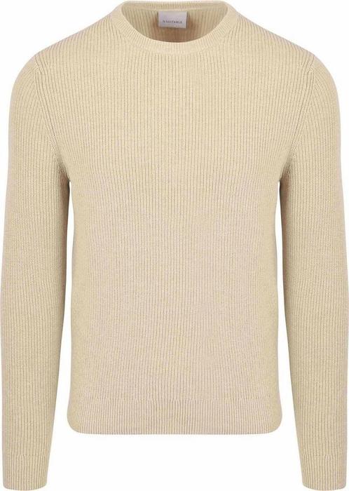 Suitable Trui Wol Blend Ecru maat Maat 48/50 (M) Heren, Kleding | Heren, Truien en Vesten, Beige, Nieuw, Maat 48/50 (M), Verzenden