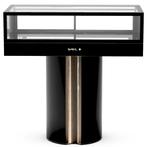 Neutrale Vitrine | INTEGRA T | Zwart | 1 Niveau |, Verzenden, Nieuw in verpakking