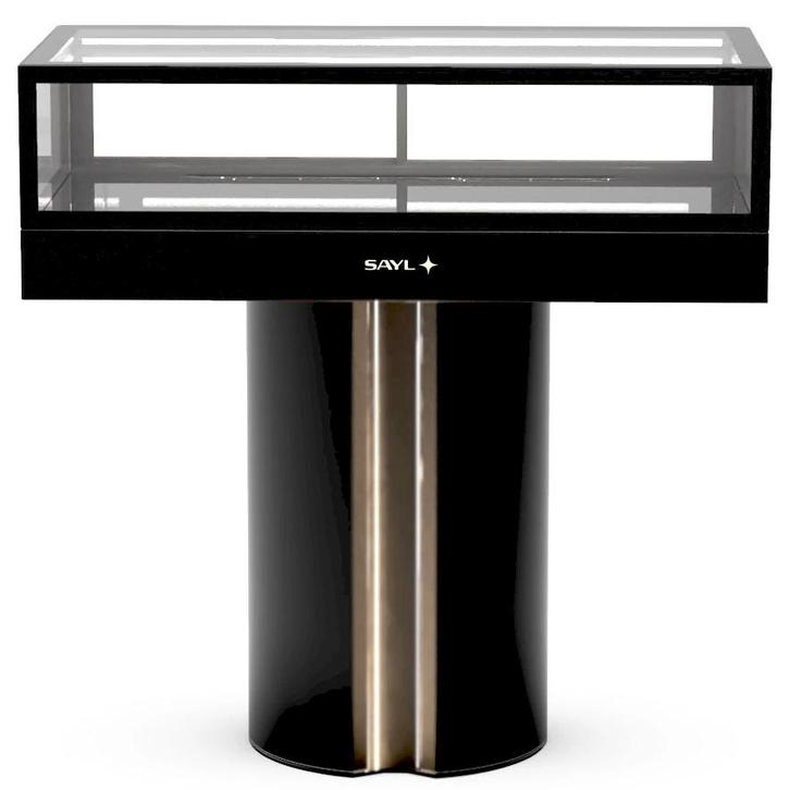 Neutrale Vitrine | INTEGRA T | Zwart | 1 Niveau |, Zakelijke goederen, Horeca | Keukenapparatuur, Nieuw in verpakking, Verzenden