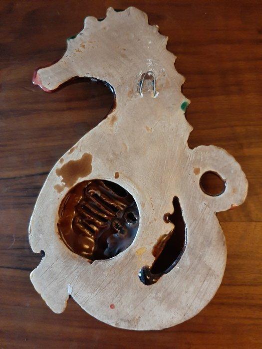 Vintage Vallauris aardewerken zeepaardje - Plaque - Keramiek, Antiek en Kunst, Curiosa en Brocante