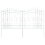 Tuinhek 165cm Wit | Retour Deal | Tijdloos Design, Tuin en Terras, Verzenden, Nieuw, IJzer, Minder dan 3 meter