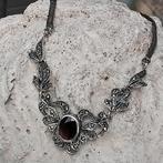 Zonder Minimumprijs - Halsketting Vintage collier / 925, Nieuw