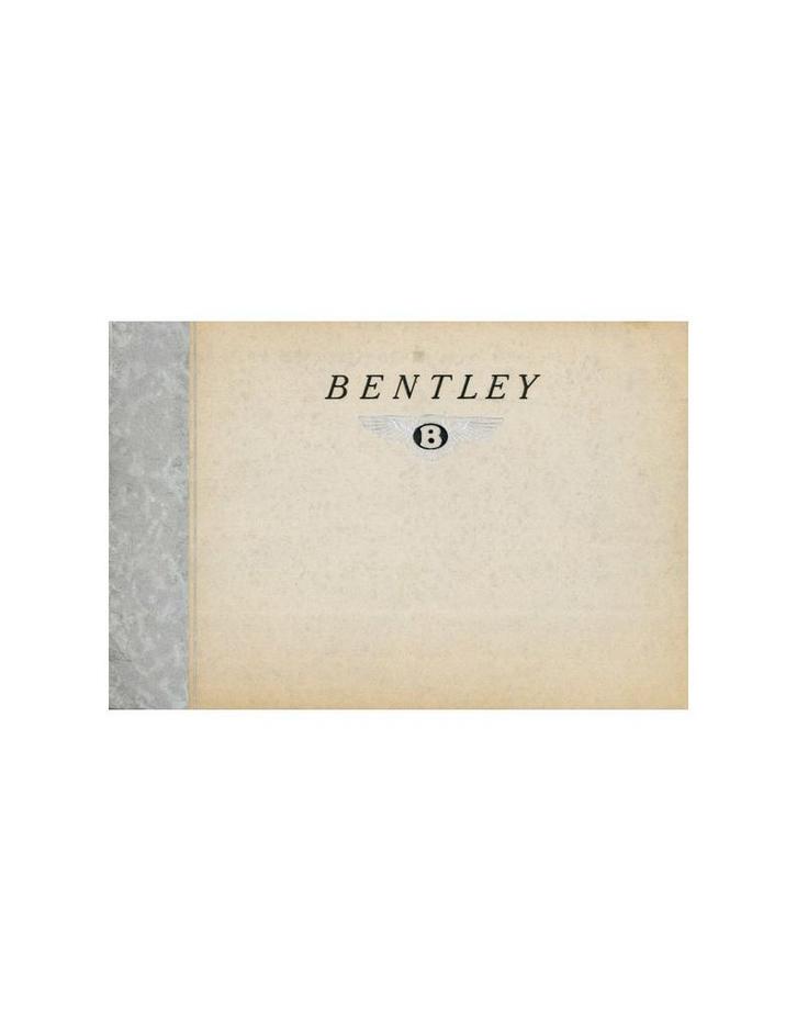 1946 BENTLEY MARK VI BROCHURE ENGELS, Boeken, Auto's | Folders en Tijdschriften