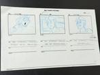 Walt Disney - Productie storyboardpagina met de hand, Nieuw