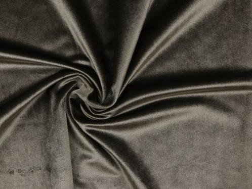 10 meter fluweel stof - Taupe - 150cm breed, Hobby en Vrije tijd, Stoffen en Lappen, 120 cm of meer, 200 cm of meer, Overige kleuren