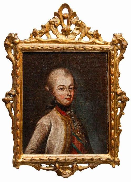 Europese school (XVIII) - Ritratto di Ferdinando Carlo, Antiek en Kunst, Kunst | Schilderijen | Klassiek