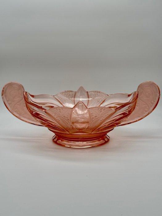 Sächsische Glasfabrik zu Brockwitz A.G. - Kom op een voet -, Antiek en Kunst, Antiek | Glaswerk en Kristal