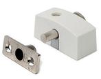 Oplegslot smal met cilinderslot SKG1® wit, Doe-het-zelf en Bouw, Nieuw, Overige materialen, Klink of Kruk
