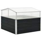 vidaXL Tuinkas 100x100x77 cm gegalvaniseerd staal antraciet, Tuin en Terras, Verzenden, Nieuw