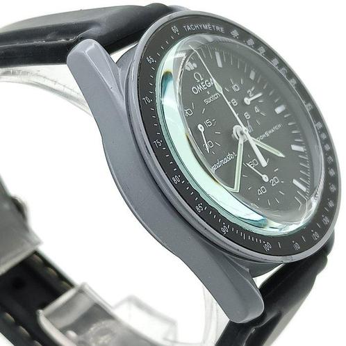 Omega - MoonSwatch - Mission to the Moon - Sans Prix de, Handtassen en Accessoires, Horloges | Heren