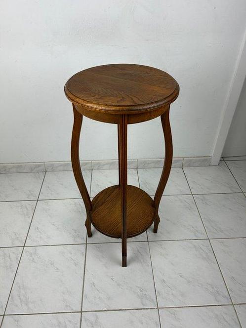 Table à plantes - Bois, Chêne - Piédestal, Antiek en Kunst, Curiosa en Brocante