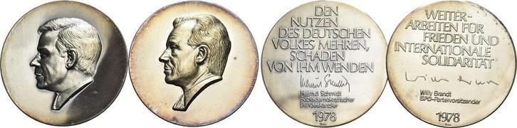 1978 Bondsrepubliek (MuntenenBankbiljetten-Penningen), Postzegels en Munten, Penningen en Medailles, Verzenden